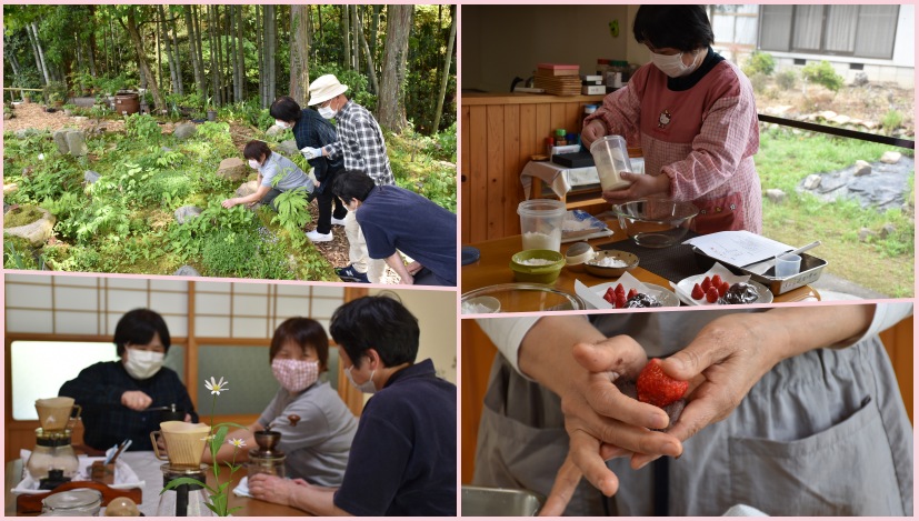 ほっこりいちご大福作り
