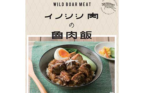 イノシシ肉の魯肉飯