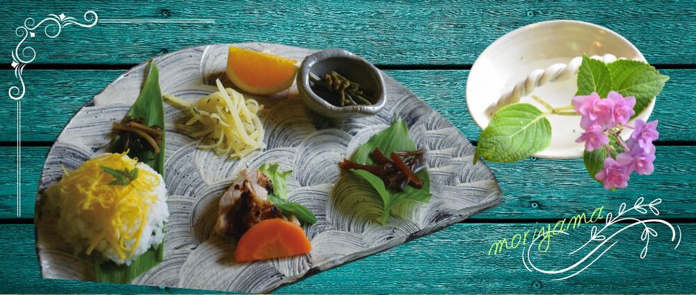 ワンプレート皿と花駕籠